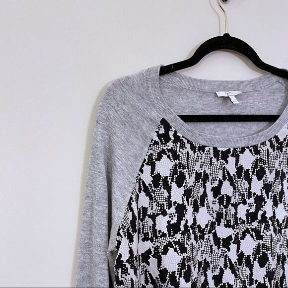 Joie-printed Cashmere Wool Blend Sweater - Picture 3 of 10